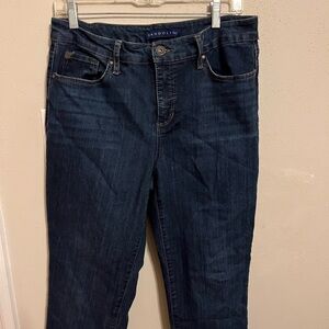 Bandolino Women's Deep Indigo Straight Leg Jeans